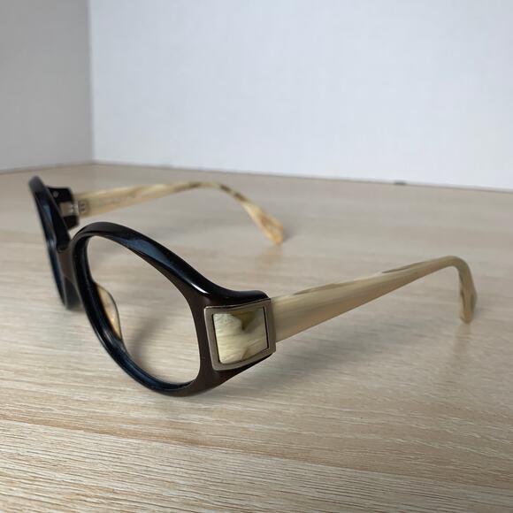 Oliver Peoples Black and Cream FRAMES ONLY main image 6
